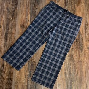 Plaid Cropped Pants Banana Republic Sz 10